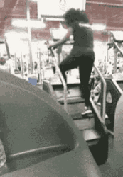 Upstairs Workout GIF