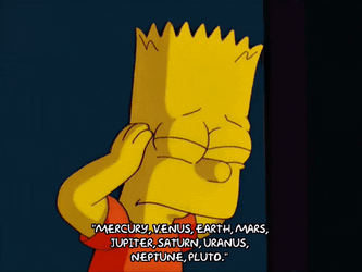 Uranus  Bart Simpsons Planets GIF