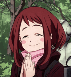 Uraraka Charming Expression GIF