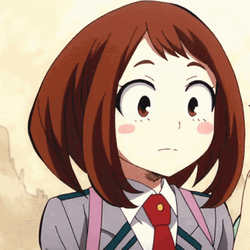 Uraraka Happy Excitement GIF