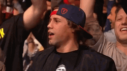 Urijah Faber Shouting Wooo GIF