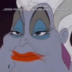 Ursula Grinning Smile GIF