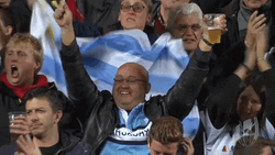 Uruguay Football Fans Cheering GIF