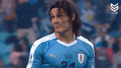Uruguayan Footballer Edinson Cavani Shrug