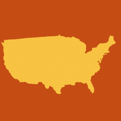US Map Saying Be Grateful You Are On Native GIF