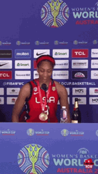 Usa Basketball A'ja Wilson Flex GIF