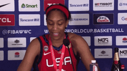 Usa Basketball A'ja Wilson Interview GIF