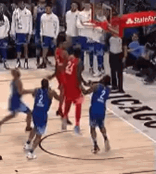 Usa Basketball Hard Foul GIF