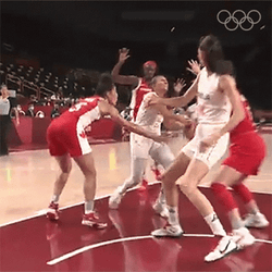 Usa Basketball Ionescu Three Point Shot GIF