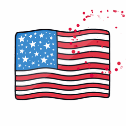 Usa Flag Celebrate United States GIF