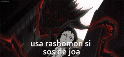USA Rashomon Si Sos De Joa White Letters On Red Background GIF