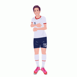 Usa Soccer Megan Rapinoe Posing GIF