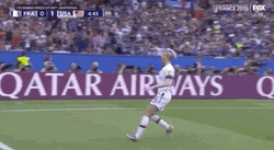 Usa Soccer Player Open Arms Facing Crowd GIF