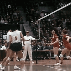 Usa Volleyball 1976 Winning Spike GIF