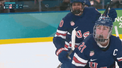 USA Vs Canada Hockey Game GIF