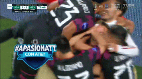 USA Vs Mexico Soccer Game Sponsored By AT&T GIF