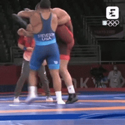 USA Wrestler Wrestling Another USA Wrestler GIF