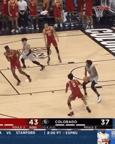 USC Vs Colorado Basketball Game GIF