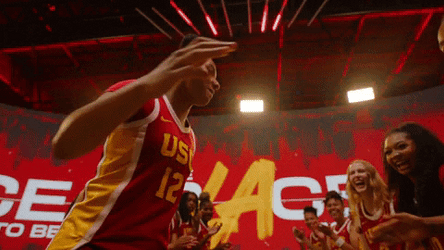Usc Woman HandShake With Her Teammate GIF