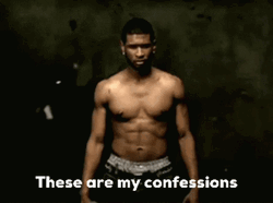 Usher Half Naked My Confessions Meme GIF