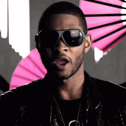 Usher Performing With Shades GIF