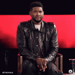 Usher The Voice Judge Pointing Meme GIF