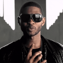 Usher Wearing Dark Shades Music Video Meme GIF