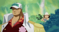 Usopp Attacking From Behind GIF