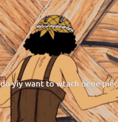 Usopp Crocodile Face GIF
