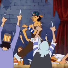 Usopp Dancing On Stage GIF