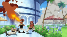 Usopp Happy After Setting Things On Fire GIF