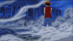 Usopp Standing On Smoky Land GIF