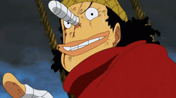 Usopp With Whole Body Wrapped In Bandages GIF