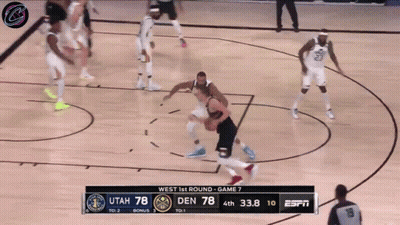 Utah And Denver Basketball Game GIF
