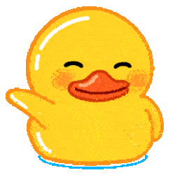 Utya Utya Duck Sticker GIF
