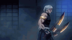 Uzui Vs Gyutaro Fight GIF