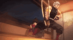 Uzui Vs Gyutaro Great Smash GIF