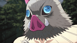 Uzui Vs Gyutaro Inosuke Hashibira GIF