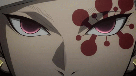 Uzui Vs Gyutaro Sword Fight GIF
