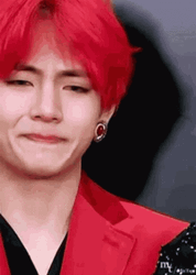 V Is Being A Emotional GIF