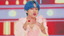 V Performing In Concert GIF