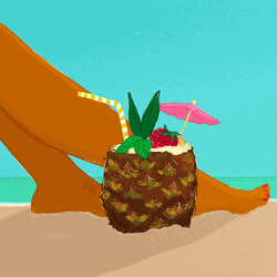 Vacation Mode Away From Desk Mobile Artwork GIF
