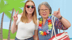Vacation Mode Beach Time Peace Out GIF