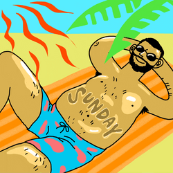Vacation Mode Happy Sunday Beach Time GIF