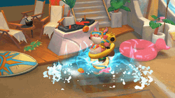 Vacation Mode Pool Party Water Ski GIF