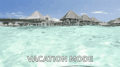 Vacation Mode Tropical Island View GIF