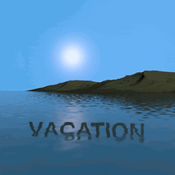 Vacation Ocean Island Art
