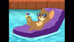 Vacation Pool Jerry Mouse