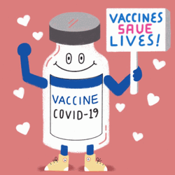 Vaccine Save Lives Promotion Getting Vaccinated GIF