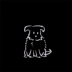 Vacuuming Hairy Dog Furs GIF